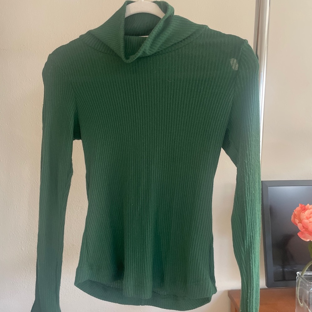 NWT LA Made Emerald Turtleneck